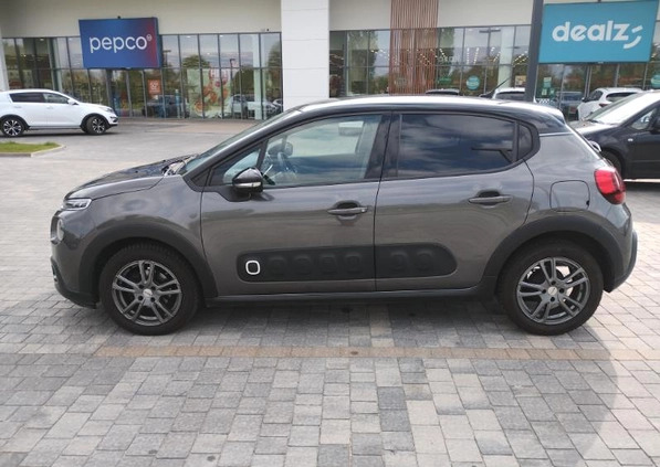 Citroen C3 cena 42800 przebieg: 44550, rok produkcji 2019 z Konin małe 154